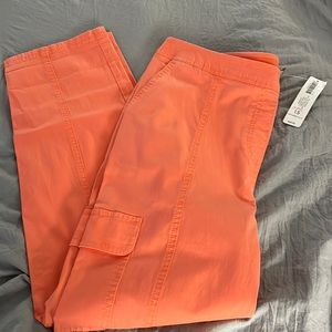 Chicos NWT Sz 1.5*  “coral quartz pull on rolled pants**